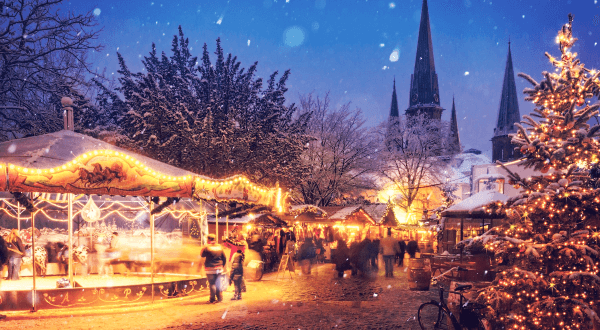 Christmas market in Amsterdam
