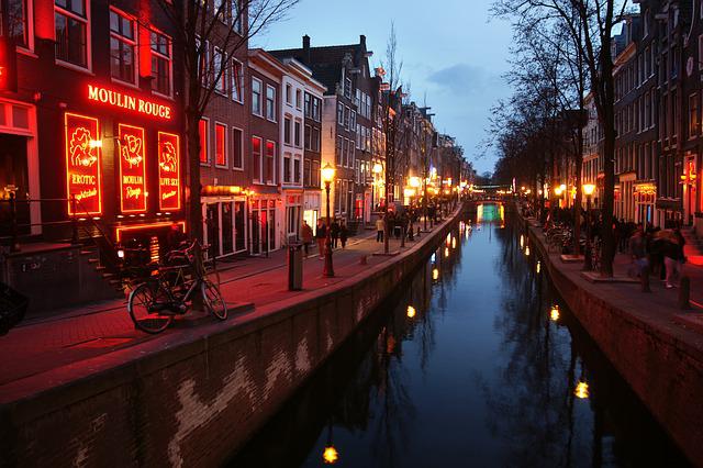 Red Light District in Amsterdam